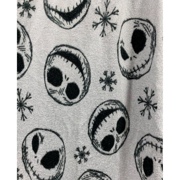Disney Nightmare Before Christmas Women Gray Jack Skellington Joggers PJ Pants - Picture 5 of 7